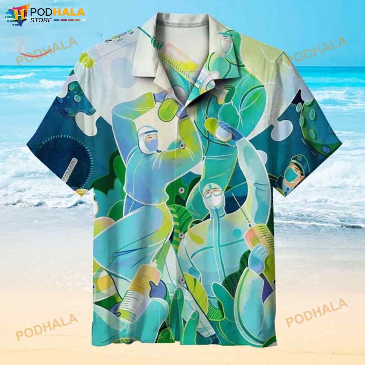 Heroes-Fighting-Covid-19-3D-Funny-Hawaiian-Shirts.jpg