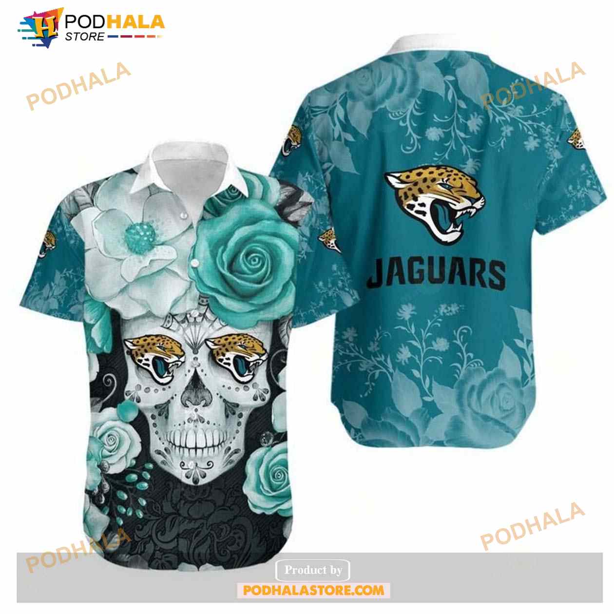 Jacksonville-Jaguars-Skull-NFL-Gift-For-Fan-Hawaiian-Graphic-Print-Short-And-Shirt.jpg