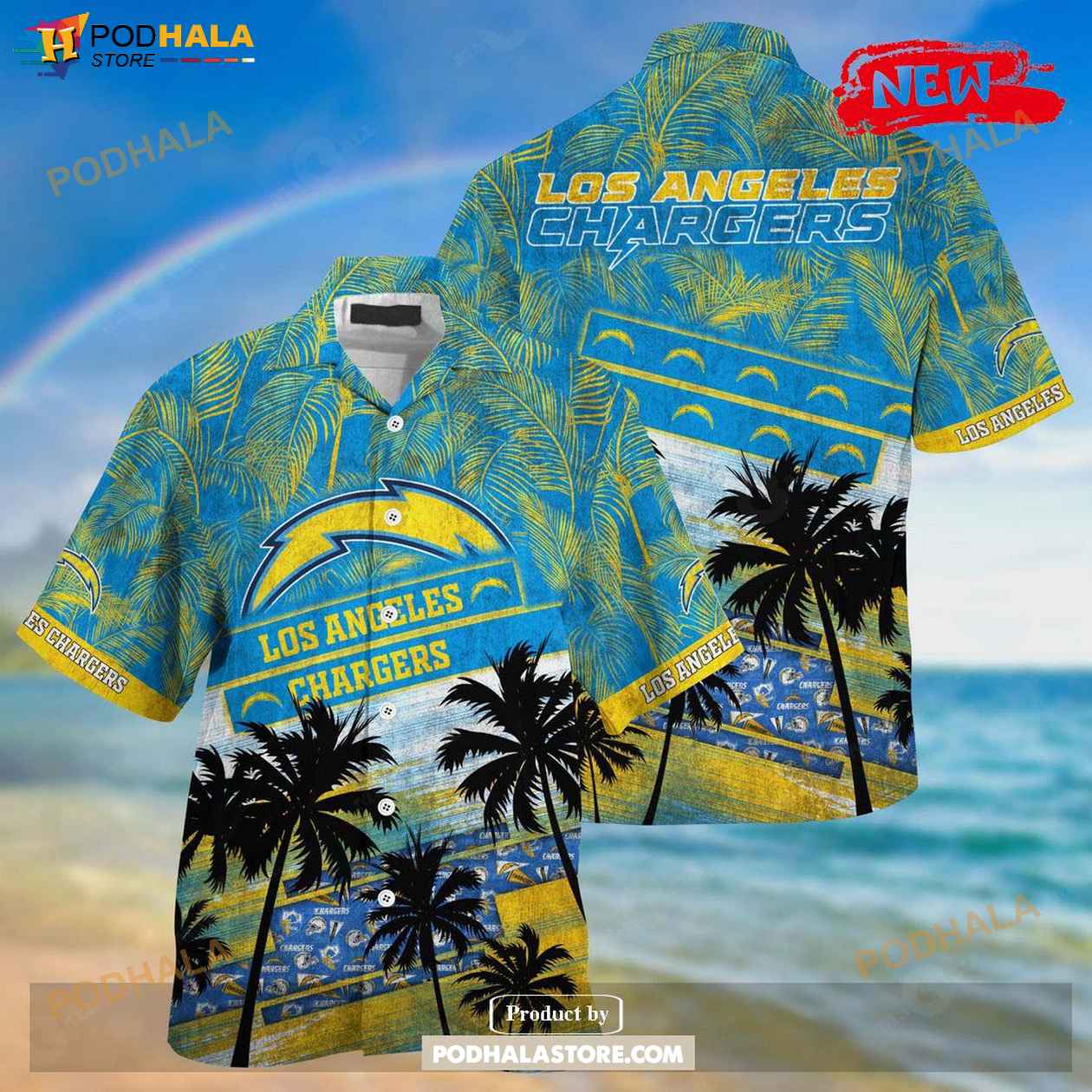 Los-Angeles-Chargers-NFL-Hawaiian-Shirt-Palm-Tree-Summer-Pattern-Hawaii-3D-Shirt.jpg