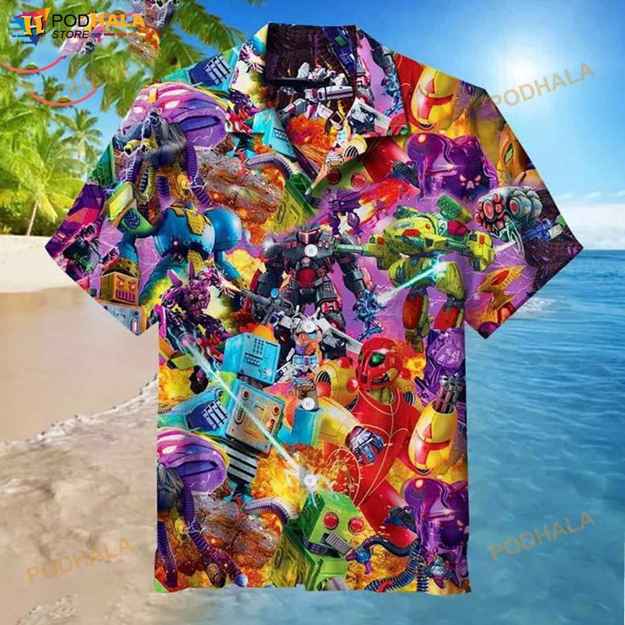 Mecha-Robot-War-3D-Funny-Hawaiian-Shirt.jpg