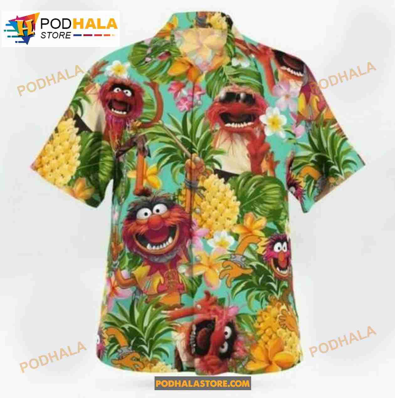 Muppet-Pineapple-Tropical-Short-Sleeve-Button-For-Her-Imal-Beach-Tropical-Pineapple-Fruit-Hawaiian-Shirt.jpg
