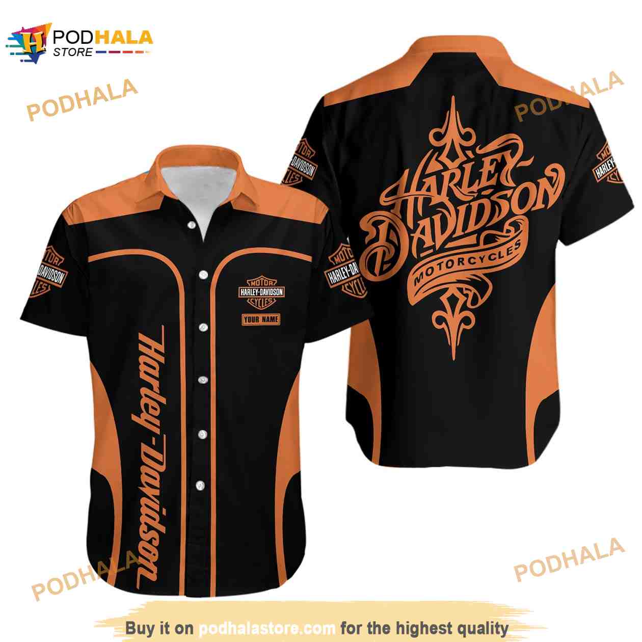 Personalized-Motorcycles-Harley-Davidson-Button-Shirt-H-Davidson-Shirt.jpg