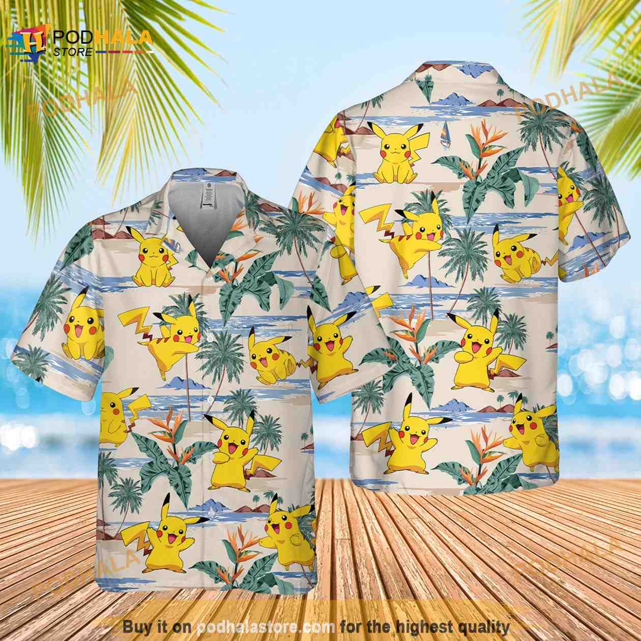 Pkm-Hawaiian-Summer-Shirt-Pikachu-Button-Down-Shirt-Summer-Vacation-Family-Shirt-1.jpg