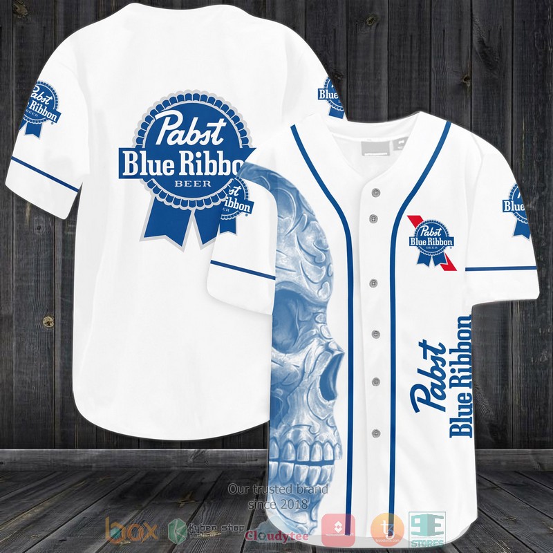 Skull-Pabst-Blue-Ribbon-Beer-White-Blue-Baseball-Jersey.jpg