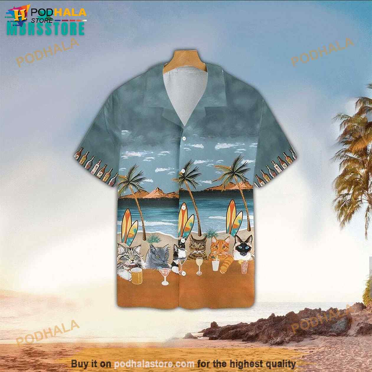 Summer-Drink-Beer-Alcohol-Cat-Lovers-Short-Sleeve-Hawaiian-Shirt.jpg