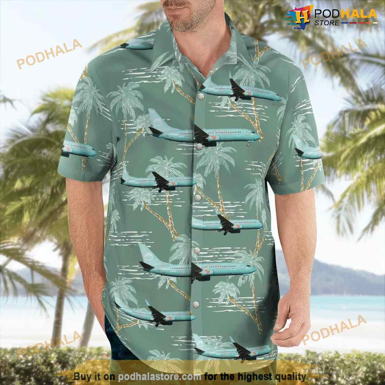 SunExpress Deutschland Boeing 737-8HX Hawaiian Shirt Man