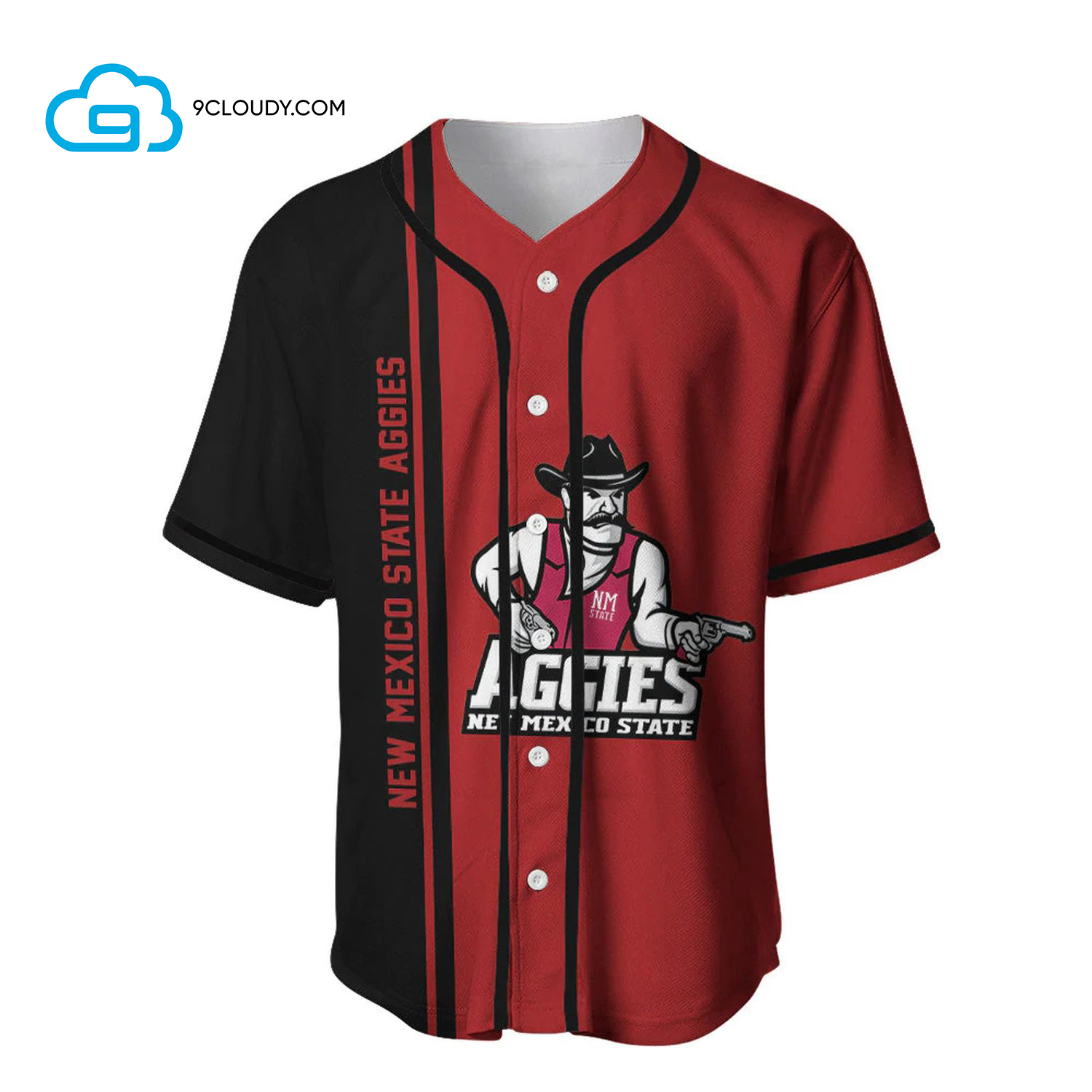 New Mexico State Aggies Full Printing Baseball Jersey