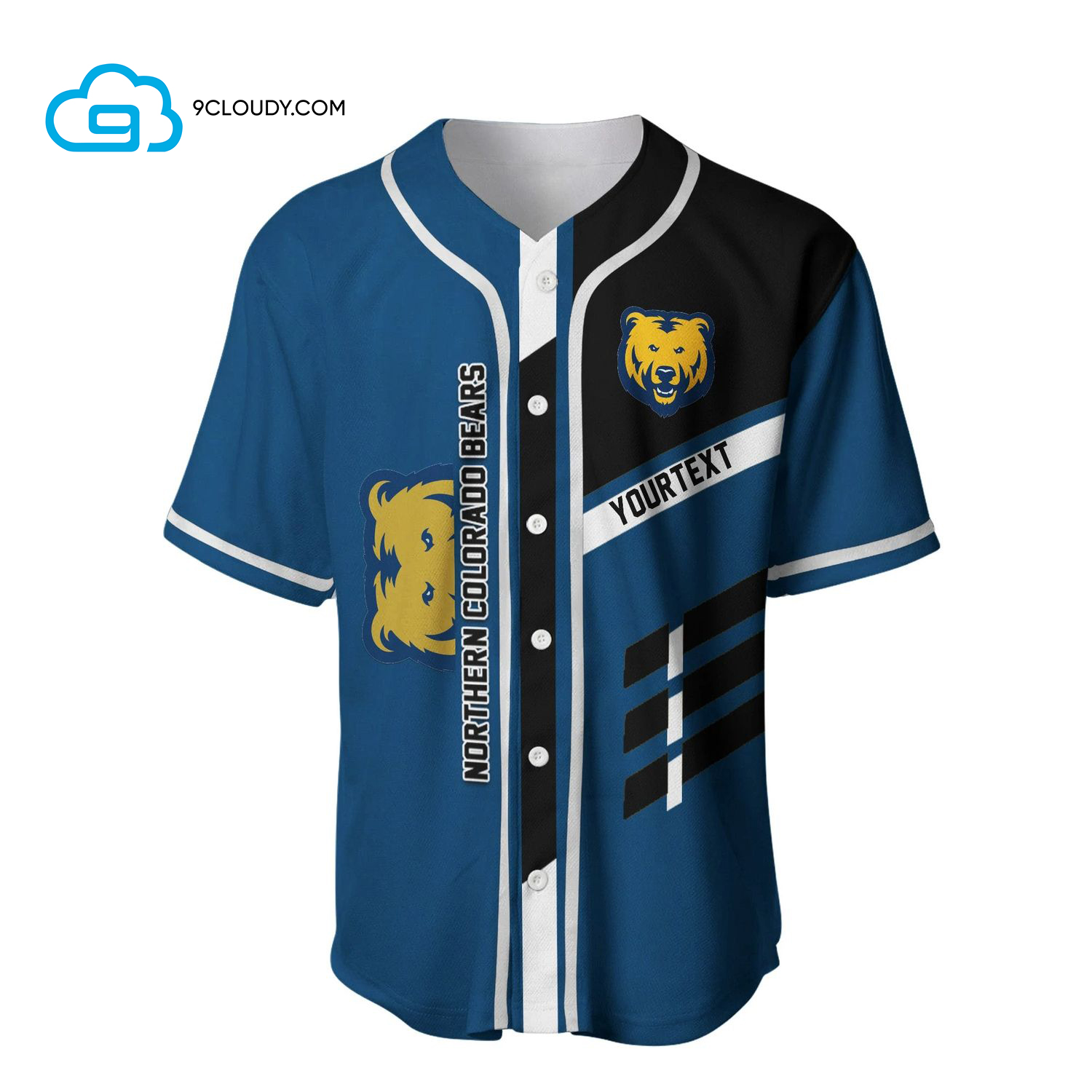 Northern Colorado Bears Full Printing Baseball Jersey - Sport Style Text - NCAA