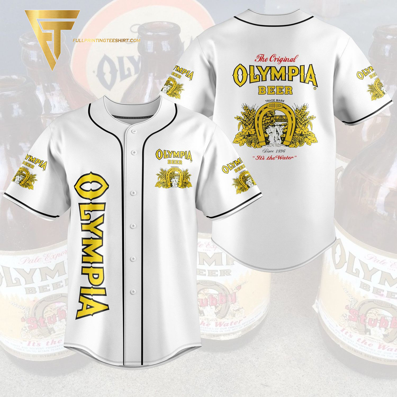 Olympia Brewing Company Baseball Jersey