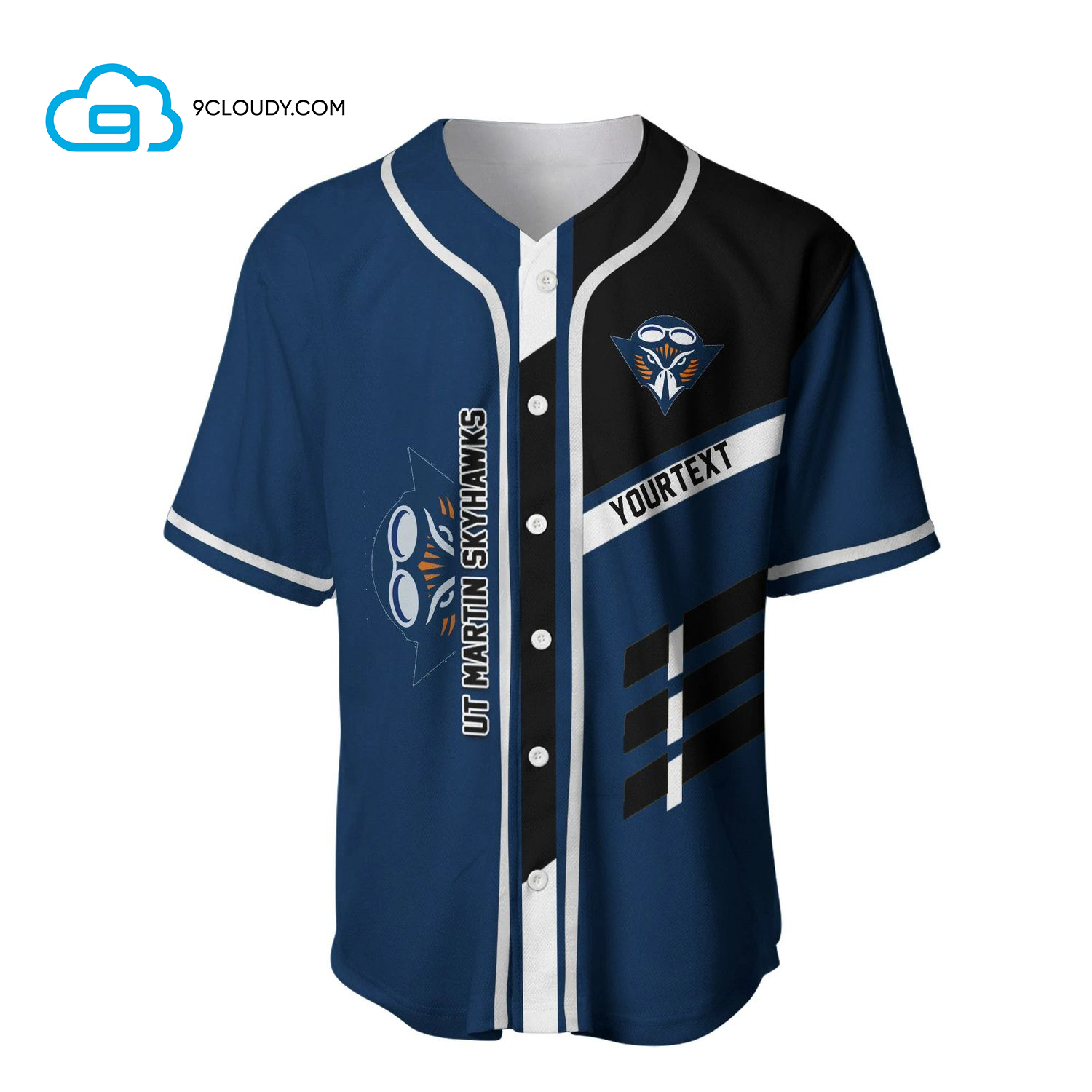 UT Martin Skyhawks Full Printing Baseball Jersey - Sport Style Text - NCAA