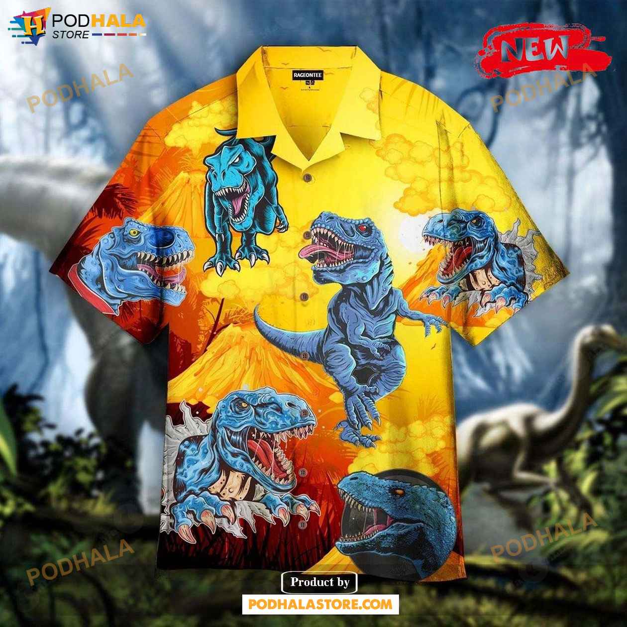 Volcano-T-Rex-Roar-For-Summer-Hawaiian-Shirt.jpg
